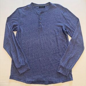 Velvet by Graham & Spencer Blue Henley Shirt